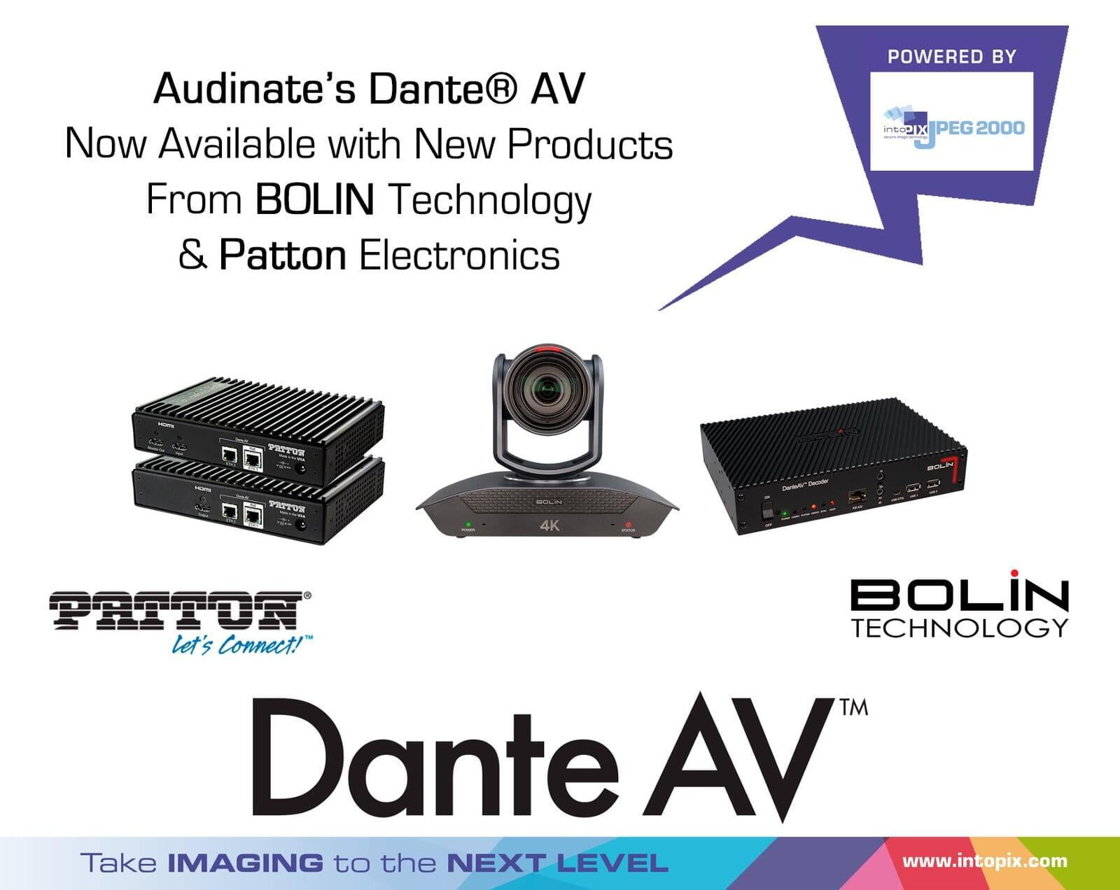 博林科技和巴頓電子的新型 Dante® AV 產品現已上市